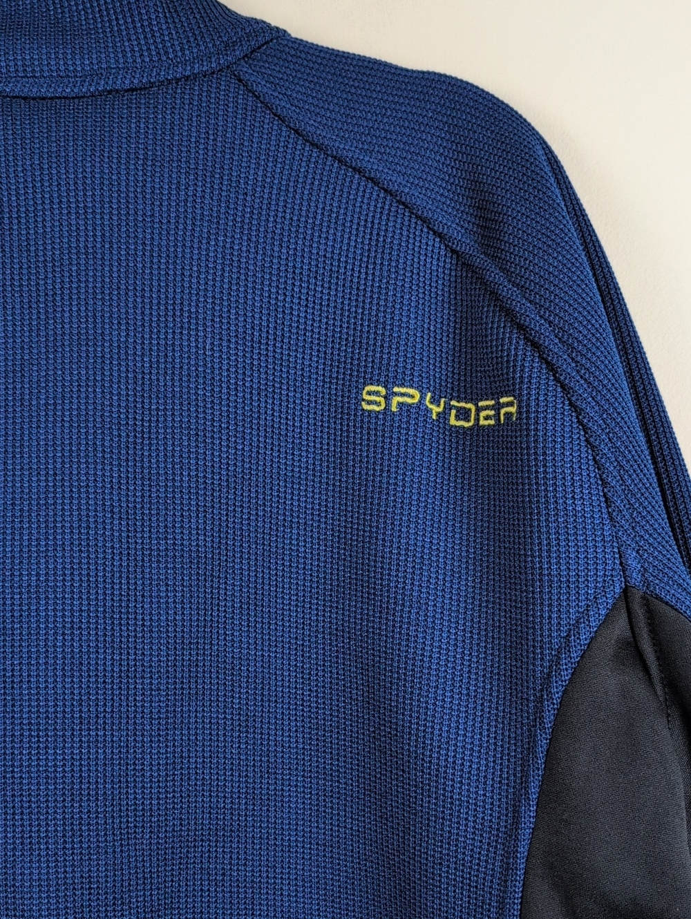 Spyder Outbound Half-Zip Men's Blue Performance Sweater Size XXL - Picture 9 of 11